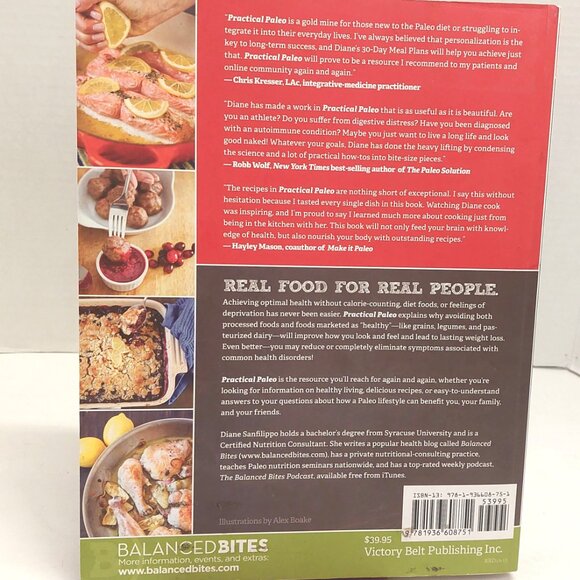 Practical Paleo and Paleo Comfort Food Cookbook Paperback Recipes Food Lot - Picture 2 of 6